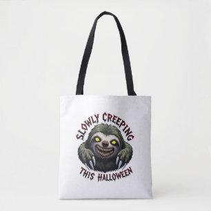 Langsam kriechen dieses Halloween - gruseliger Fau Tasche