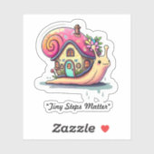 "Langsam, lächeln!" Aufkleber (Blatt)