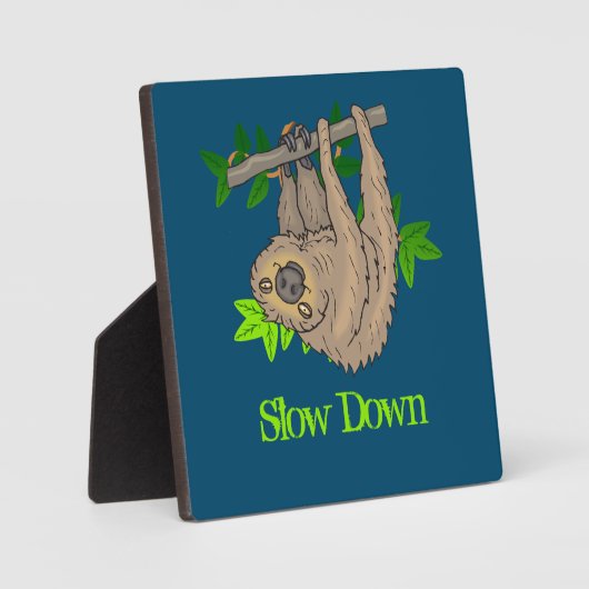 Langsam mit einer Schlucht auf einer Baumzweigung Fotoplatte (Vorderseite)