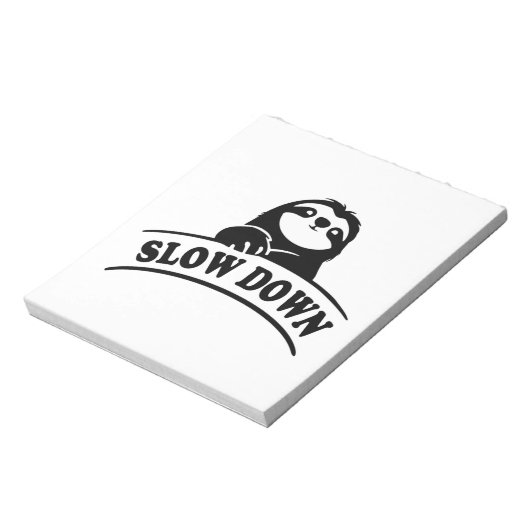 LANGSAM NACH UNTEN NOTIZBLOCK (Rotiert)