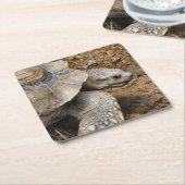 langsam rechteckiger pappuntersetzer (angewinkelt)