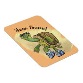 Langsam, Schildkröte schnell Niedlich, Terrapin lä Magnet (Rechte Seite)