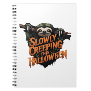 Langsam Schleichend Dieses Halloween - Grusel-Faul Notizblock