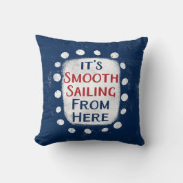 Langsam segeln von hier wirbelkissen kissen