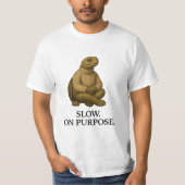 LANGSAM. T-Shirt (Vorderseite)