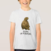 LANGSAM. Tri-Blend SHIRT (Vorderseite)