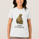 LANGSAM. Tri-Blend SHIRT (Vorderseite)