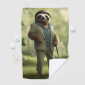 "Langsam und beständig: Ein Schlitten ist zum Golf Golfhandtuch (Insitu)