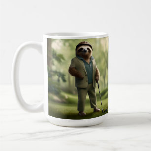 "Langsam und beständig: Ein Schlitten ist zum Golf Kaffeetasse