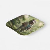 "Langsam und beständig: Ein Schlitten ist zum Golf Pappteller (Gewinkelt)