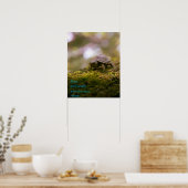 "Langsam und beständig gewinnt das Rennen." Aesop Poster (Küche)