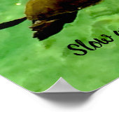 Langsam und beständig gewinnt das Rennen Poster (Ecke)