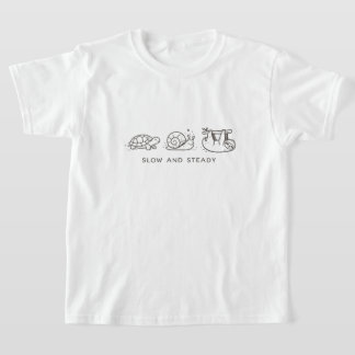 Langsam und Beständig Kinder T-Shirt