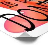 langsam und einfach poster (Ecke)