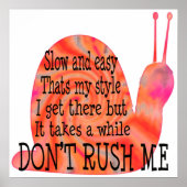 langsam und einfach poster (Vorne)