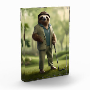 "Langsam und stetig: Ein Schlitten, der zum Golf v Fotoblock
