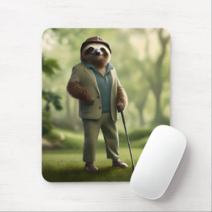 "Langsam und stetig: Ein Schlitten, der zum Golf v Mousepad