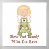 Langsam und stetig gewinnt Rennen Poster (Vorne)