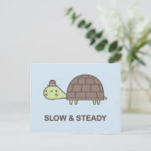 Langsam und stetig postkarte (Stehend Vorderseite)