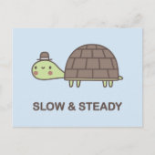 Langsam und stetig postkarte (Vorderseite)