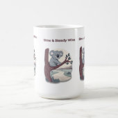 **"Langsam und stetig siegt – Motivierender süßer  Kaffeetasse (Mittel)
