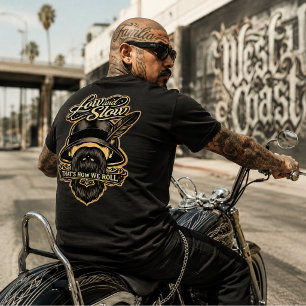 Langsam und tief, so rollen wir - T-Shirt mit Rück