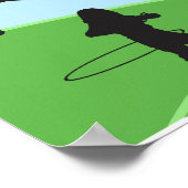 Langsam unser Kids-Yard-Zeichen Poster (Ecke)