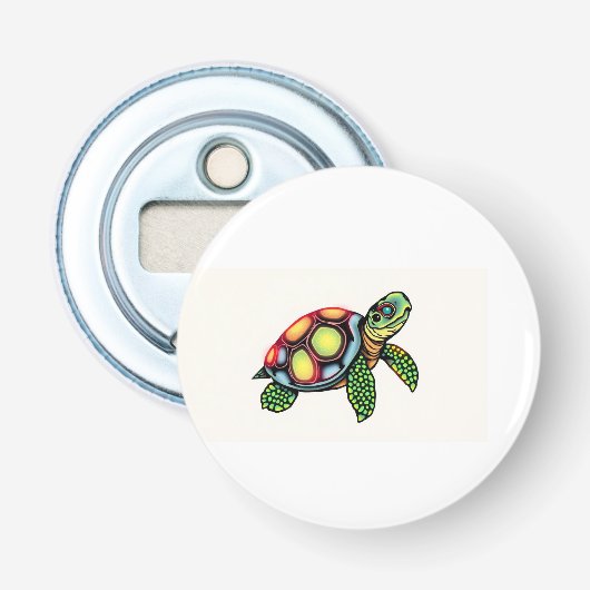 Langsame aber legendäre Schildkröte Flaschenöffner (Vorderseite)