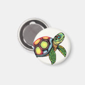 Langsame aber legendäre Schildkröte Magnet (Vorderseite/Rückseite)