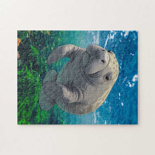 Langsame Abnahme und Drift für Inspiriert Manatee Puzzle (Horizontal)