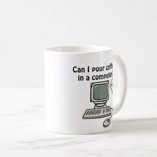 Langsame Computer-Tasse Kaffeetasse (VorderseiteRechts)