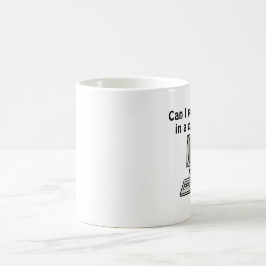 Langsame Computer-Tasse Kaffeetasse (Mittel)