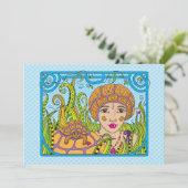 Langsame dpwn_flat Card 7"x5" (Stehend Vorderseite)