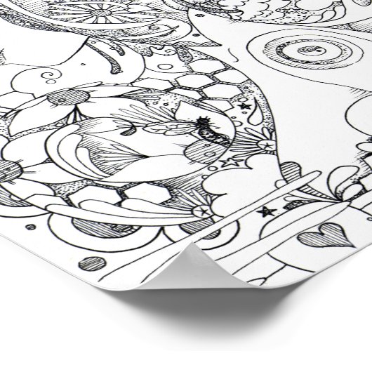 Langsame Hände - Plakatdruck Poster (Ecke)