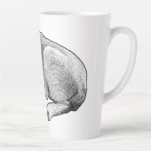 Langsame Hitze, geschlossene Augen Milchtasse (Rechts)