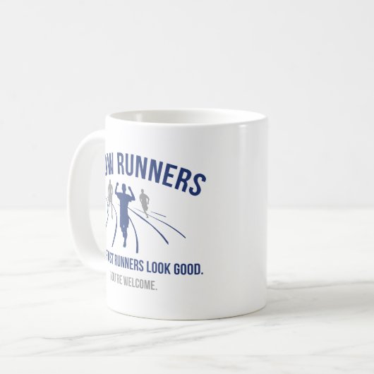 Langsame Läufer Kaffeetasse (Vorderseite Links)