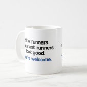 Langsame Läufer Kaffeetasse (Vorderseite Links)