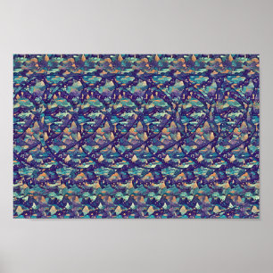 Langsame Lieferung - Versteckter 3D-Druck Poster