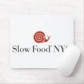 Langsame Logoprodukte der Nahrung NYC Mousepad (Mit Mouse)