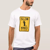 Langsame Minds beim Spiel - Funny Anti-Religion De T-Shirt (Vorderseite)