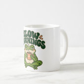 Langsame Morgen Süßer Frosch Kaffeetasse (VorderseiteRechts)