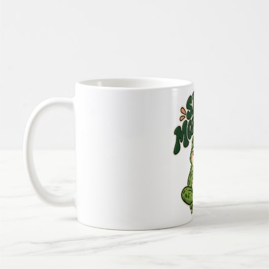 Langsame Morgen Süßer Frosch Kaffeetasse (Links)