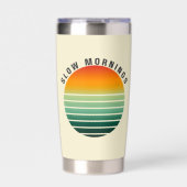 Langsame Morgen - Tägliches Essential Thermobecher (Vorderseite)