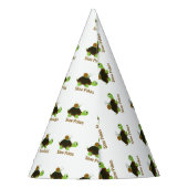 Langsame Pokes Niedliche Schildkröten und Schnecke Partyhütchen (Rückseite)