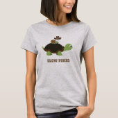 Langsame Pokes - Schnecke und Schildkröte T-Shirt (Vorderseite)