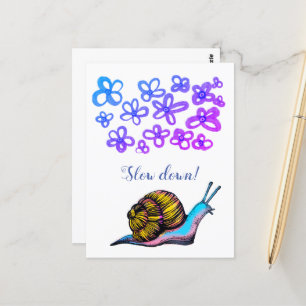 Langsame Postkarte