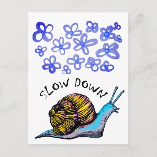 Langsame Postkarte (Vorderseite)