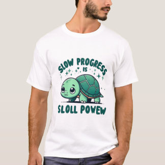 Langsame Schildkröte - Motivierendes Lustiges Tier T-Shirt