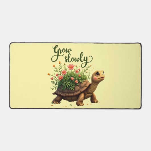 Langsame Schreibtischmatte wachsen (Vorderseite)