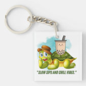 LANGSAME SIPPEN UND KINDERVIBEN SCHLÜSSELANHÄNGER (Vorderseite)